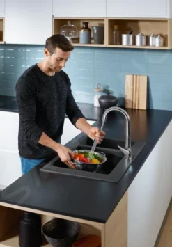 Hansgrohe Talis M51 - Grifo De Fregadero M5116-H160 Con Ducha Extraíble, SBOX, Aspecto De Acero Inoxidable 73850800 -Cocina Tienda De Ventas b65ee1d978f7c1f01b2d4a1b