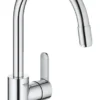 Grohe Eurostyle Cosmopolitan - Grifo De Fregadero Con Ducha Extraíble, Cromo 31126004