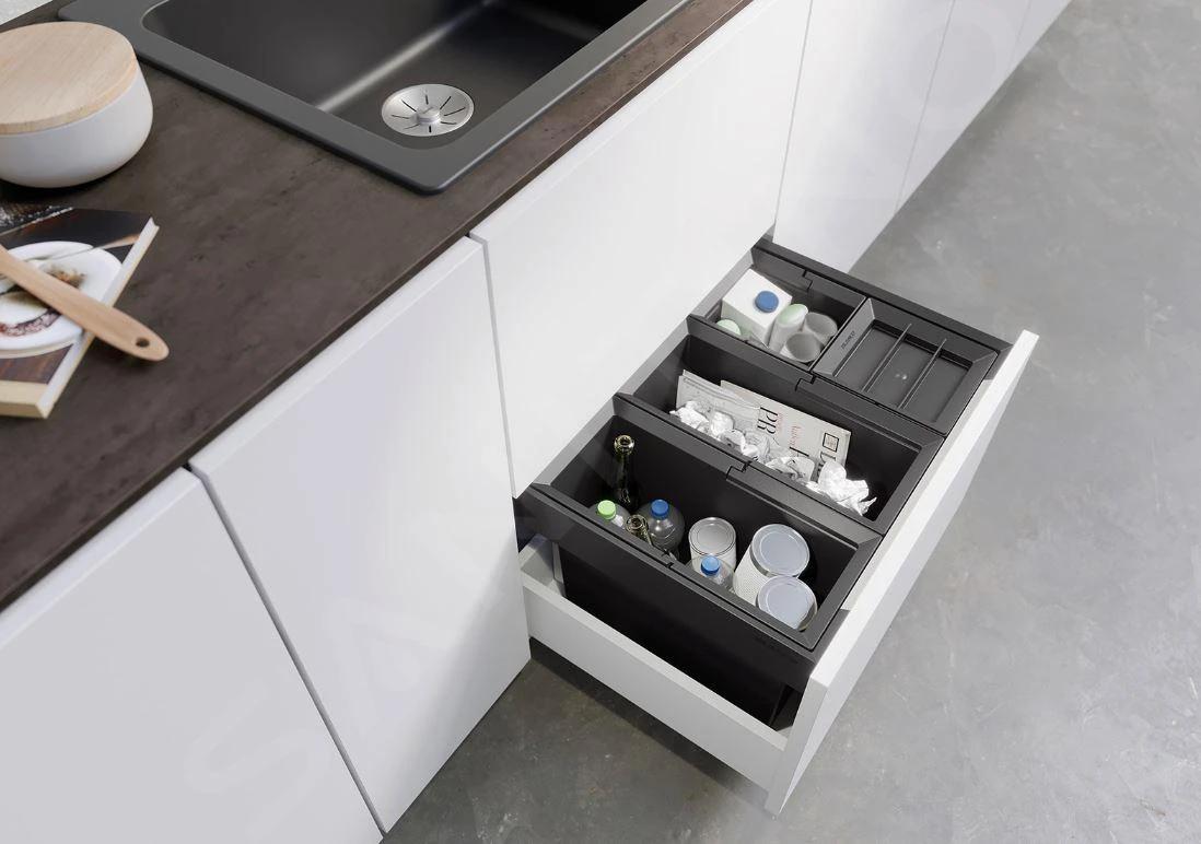 Blanco Flexon II - Papelera Incorporada, Dividida, Volumen 42 L 526644 3 Blanco Flexon II - Papelera Incorporada, Dividida, Volumen 42 L 526644 - Imagen 3