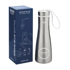 Grohe Blue Home - Botella Térmica, 450 Ml, Acero Inoxidable Cepillado 40848SD0 -Cocina Tienda De Ventas ba2b02fcb7cdfa0e4c9f3e50