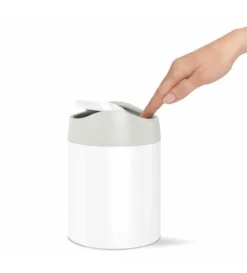 Simplehuman Cubos De Basura - Cubo De Basura Mini Para Mesa 1,5 L, Blanco CW2079 -Cocina Tienda De Ventas ba7c409a252b0afd4451e13f