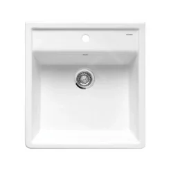Blanco Panor 60 - Fregadero Cerámico, 600x630 Mm, Blanco Brillante 514486