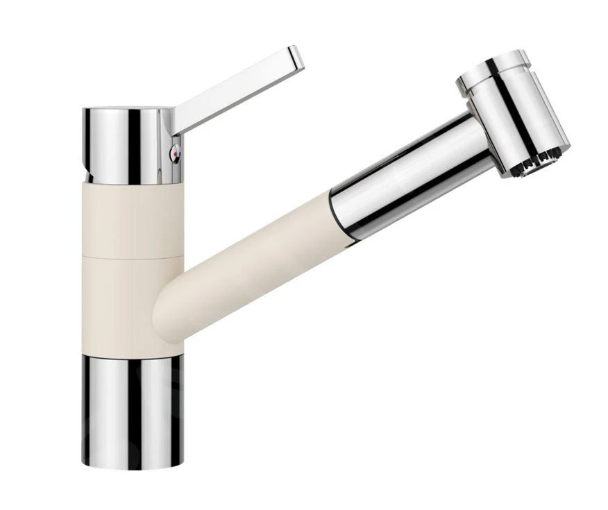 Blanco Tivo S - Grifo De Fregadero Con Ducha Extraíble, Blanco Suave/cromo 526977 1 Blanco Tivo S - Grifo De Fregadero Con Ducha Extraíble, Blanco Suave/cromo 526977