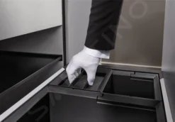 Blanco Flexon II - Cubo De Basura Extraíble, Con Separación, Capacidad 42 L 521474 -Cocina Tienda De Ventas c64357a23ec95659cefd84a3