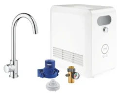 Grohe Blue Professional - Grifo De Fregadero Mono Con Enfriador De Agua Y Filtro, Cromo 31302002