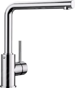 Blanco Mila - Grifo De Fregadero, Cromo 519414