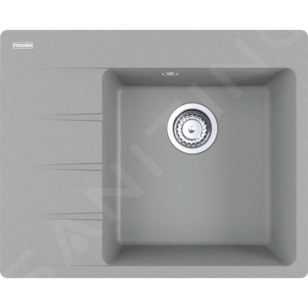 Franke Centro - Fregadero De Fragranite CNG 611-62 TL/7, 620x500 Mm, Piedra Gris 114.0637.491 1 Franke Centro - Fregadero De Fragranite CNG 611-62 TL/7, 620x500 Mm, Piedra Gris 114.0637.491