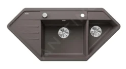 Blanco Lexa 9 - Fregadero De Silgranite, 1070x510 Mm, InFino, Gris 527284