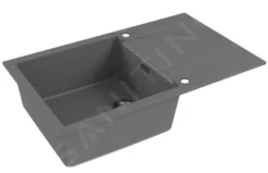 Alveus Cadit - Fregadero De Granito 860x500 Mm, Con Control De Desagüe, Concrete 1132030 -Cocina Tienda De Ventas d157aa3465b9a27793b4ac3c