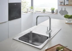 Grohe Minta - Grifo De Fregadero Con Ducha Extraíble, Supersteel 32322DC2 -Cocina Tienda De Ventas d6180374bc0b7badfae09b85