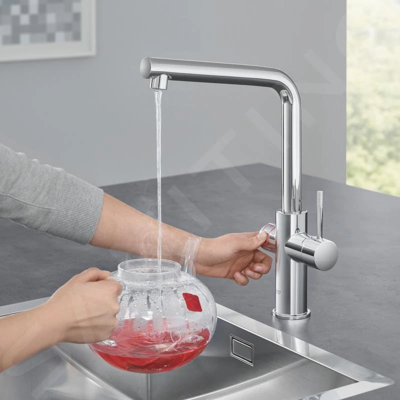 Grohe Red - Grifo De Fregadero Duo Con Calentamiento De Agua Y Filtro, Tanque L, Cromo 30325001 5 Grohe Red - Grifo De Fregadero Duo Con Calentamiento De Agua Y Filtro, Tanque L, Cromo 30325001 - Imagen 5
