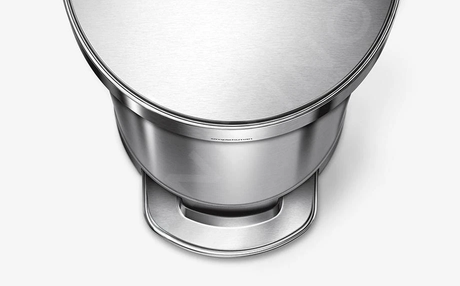 Simplehuman Cubos De Basura - Cubo De Basura Slim 45 L, Acero Inoxidable Cepillado CW2044 6 Simplehuman Cubos De Basura - Cubo De Basura Slim 45 L, Acero Inoxidable Cepillado CW2044 - Imagen 6