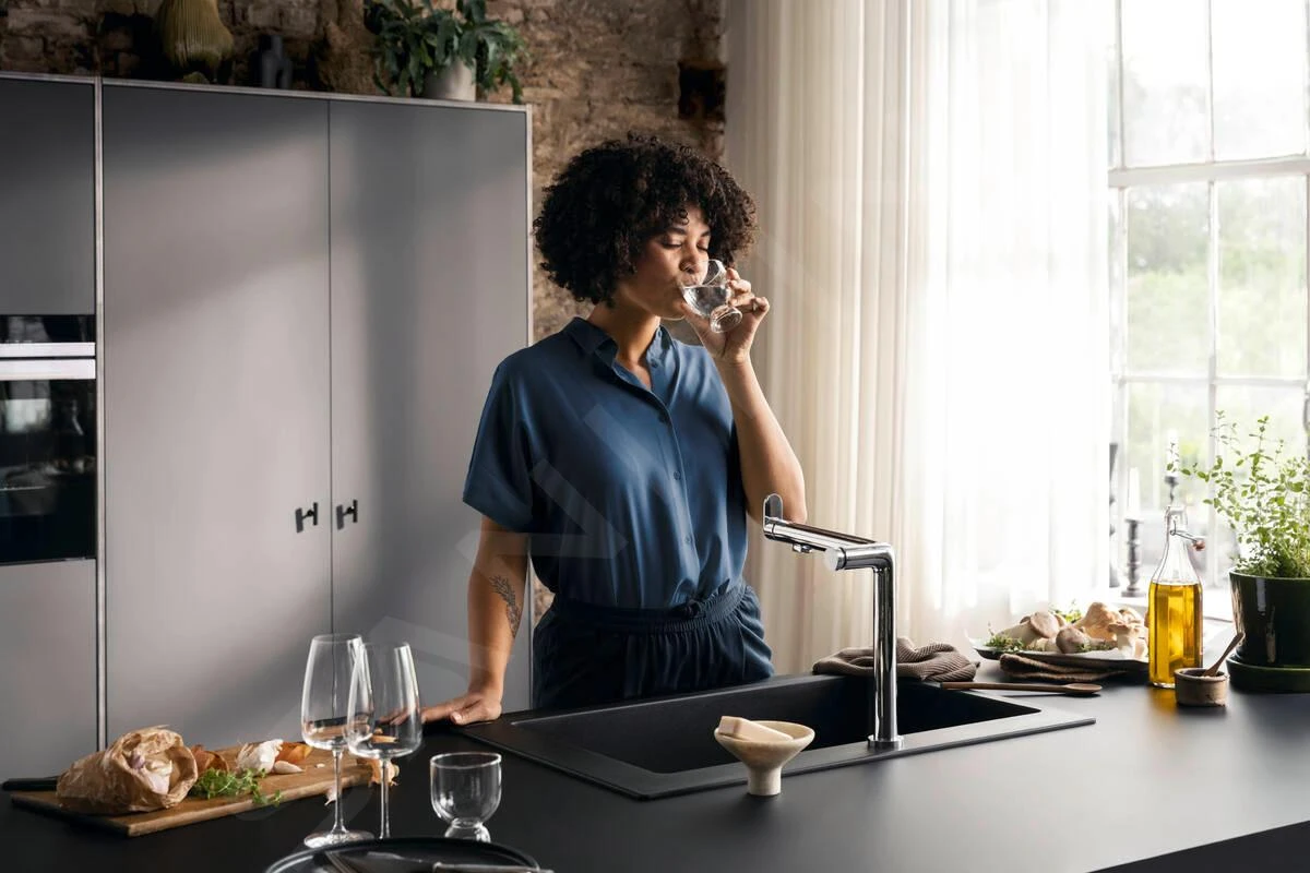 Hansgrohe Aqittura M91 - Grifo De Fregadero Con Filtración, Cromo 76802000 4 Hansgrohe Aqittura M91 - Grifo De Fregadero Con Filtración, Cromo 76802000 - Imagen 4