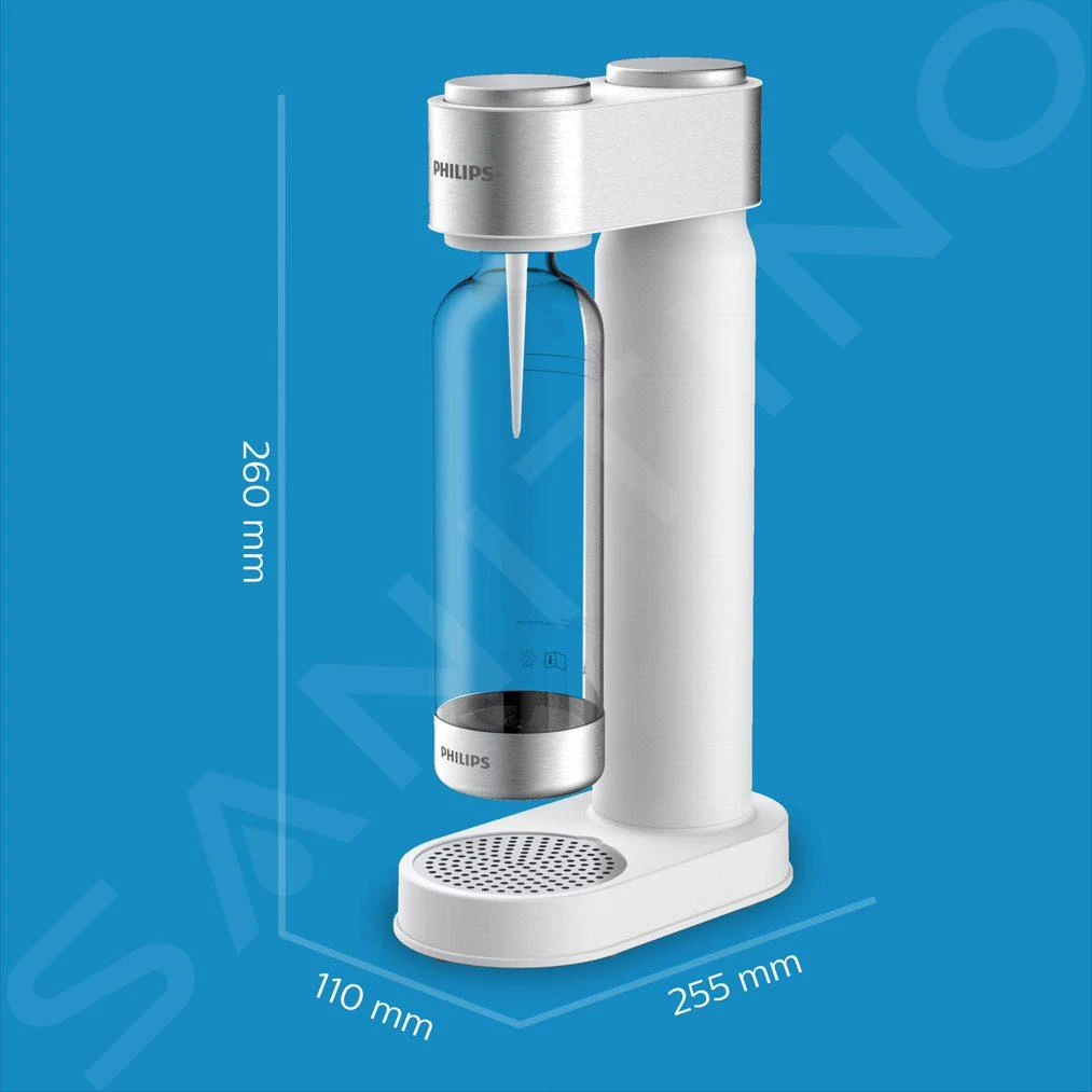 Philips GoZero - Máquina Viva Para Hacer Agua Con Gas, Con Accesorios, Color Blanco ADD4902WH/10 2 Philips GoZero - Máquina Viva Para Hacer Agua Con Gas, Con Accesorios, Color Blanco ADD4902WH/10 - Imagen 2