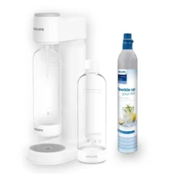 Philips GoZero - Máquina Para Hacer Agua Con Gas Lite Con Accesorios, Blanco ADD4901WH/10