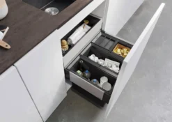 Blanco Select - Cubo De Basura Empotrado, Con Compartimento, Capacidad 42 L 526211 -Cocina Tienda De Ventas e2ff632b91a419c976f712d4