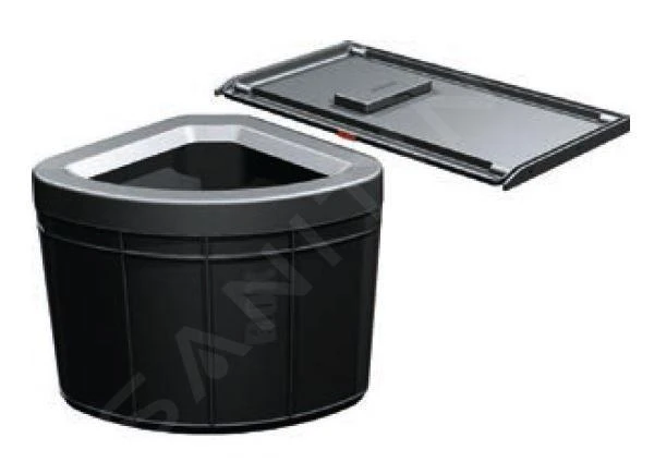 Franke Sortery - Cubo De Basura Integrado Solo 60 Mm, Negro 121.0307.572 1 Franke Sortery - Cubo De Basura Integrado Solo 60 Mm, Negro 121.0307.572