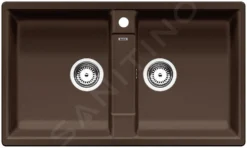 Blanco Zia 9 - Fregadero De Silgranite, 860x500 Mm, Café 516683