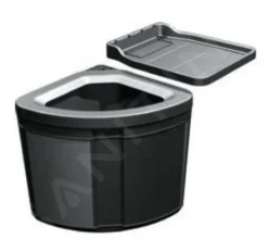 Franke Sortery - Cubo De Basura Integrado Pivot, Negro 121.0307.563