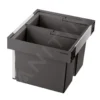 Blanco Flexon II - Papelera Incorporada, Dividida, Volumen 38 L 526639