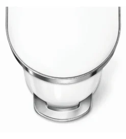 Simplehuman Cubos De Basura - Cubo De Basura Slim 45 L, Blanco CW2069 -Cocina Tienda De Ventas e9764ab2334d1e49a9b4584b