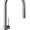 Hansgrohe M54 - Grifo De Fregadero Talis Con Ducha Extraíble, Cromo 72800000