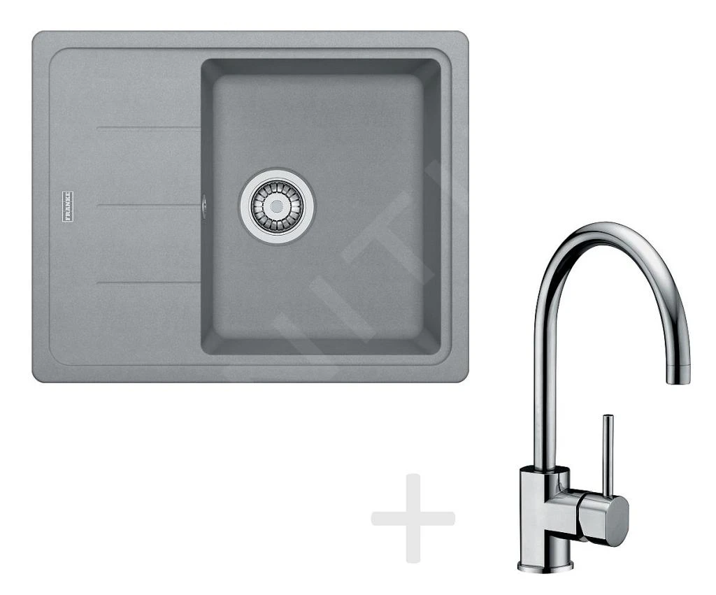 Franke Conjuntos De Cocina - Conjunto De Cocina G54, Fregadero De Granito BFG 611-62, Piedra Gris + Grifo FG 650, Cromo 114.0323.813 1 Franke Conjuntos De Cocina - Conjunto De Cocina G54, Fregadero De Granito BFG 611-62, Piedra Gris + Grifo FG 650, Cromo 114.0323.813