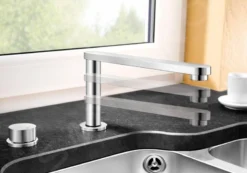 Blanco Eloscope F II - Grifo De Fregadero Plegable Bajo Ventana, Instalación De 2 Orificios, Cromo 516672 -Cocina Tienda De Ventas f5a43ba2a50c3135db7d52f9