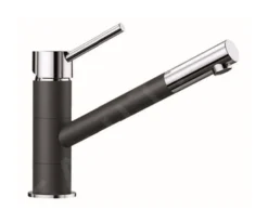 Blanco Kano - Grifo De Fregadero, Negro/cromo 526175