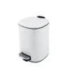 Nimco Cubos De Basura - Cubo De Basura 5 L, Blanco Mate KOS 9005-05