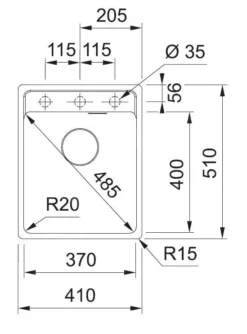Franke Conjuntos De Cocina - Conjunto G243, Fregadero De Fragranite MRG 610-37 RTL Y Grifo FN 7394.031, Sahara/cromo 114.0675.654 -Cocina Tienda De Ventas f85fc1e24acc8c1bea2f3b23 2