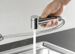 Blanco Tivo S - Grifo De Fregadero Con Ducha Extraíble, Negro/cromo 526279 -Cocina Tienda De Ventas f9eb96d9b019d152ac879a57