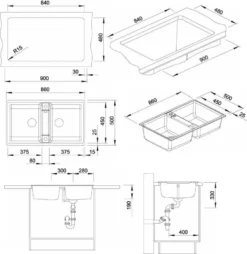 Blanco Zia 9 - Fregadero De Silgranite, 860x500 Mm, Alumunio 516677 -Cocina Tienda De Ventas fac16c4a9265e4ad2e62688d 1