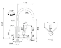Franke Conjuntos De Cocina - Conjunto De Cocina G56, Fregadero De Granito BFG 611-78, ónix + Grifo FC 650, Cromo 114.0323.875 -Cocina Tienda De Ventas fd64fecfc4d6e2dc1f886e96