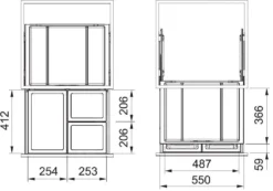Franke Sortery - Cubo De Basura Integrado FX 60 26-11-11 121.0557.763 7 Franke Sortery - Cubo De Basura Integrado FX 60 26-11-11 121.0557.763 -Cocina Tienda De Ventas fdf396285263d2280e20ac94